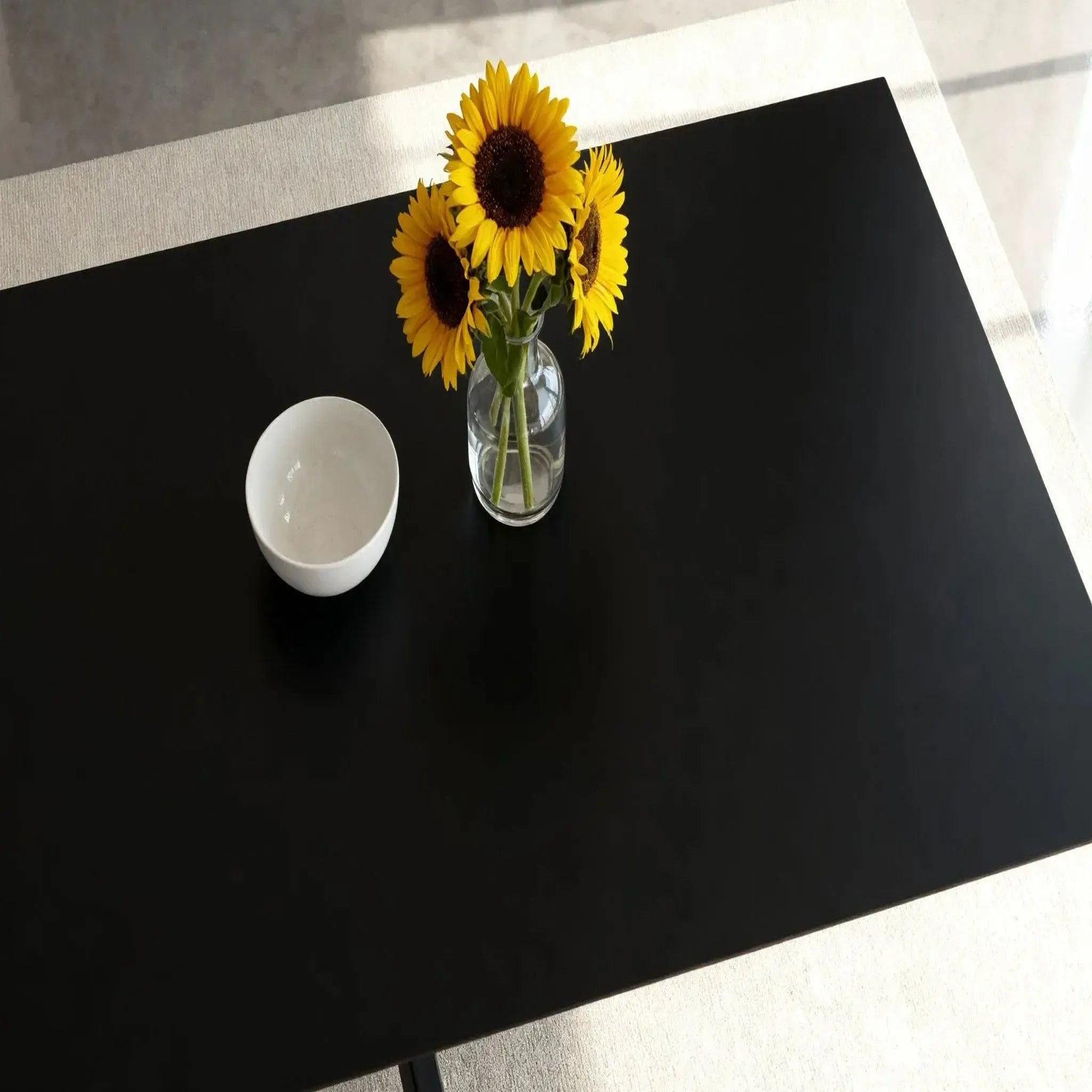 Voir la diapositive 5 : CASANOVA PARIS Rami - table à manger rectangulaire 180cmpieds en métal noir