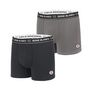Voir la diapositive 1 : SERGE BLANCO Lot de 2 Boxers homme avec surpiqûres Class