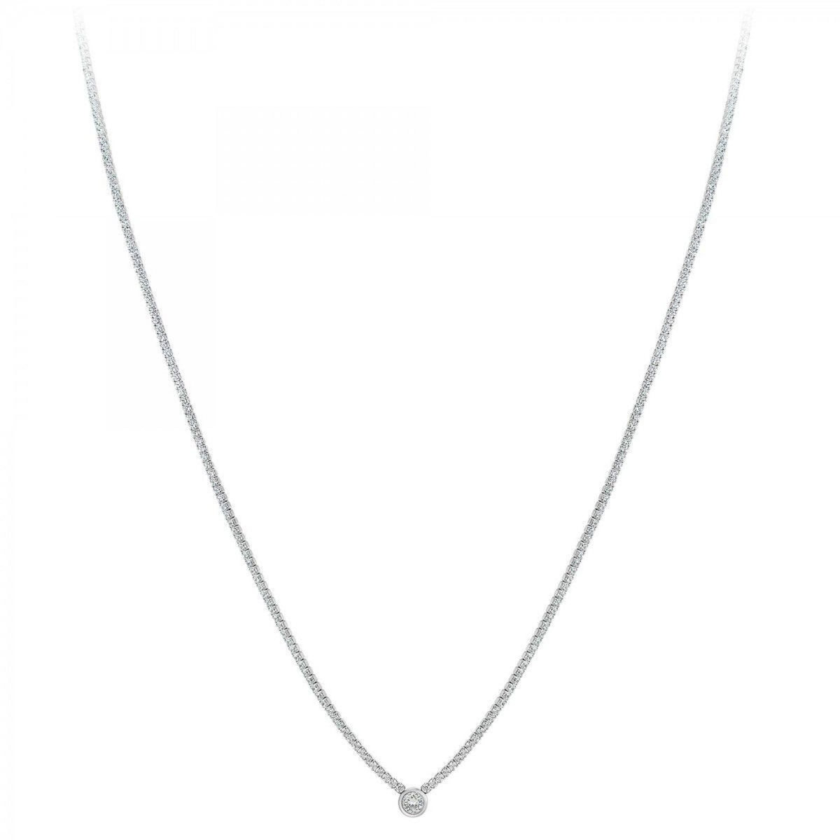 SC CRYSTAL Collier SC Crystal orné de Cristaux scintillants