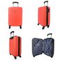 Voir la diapositive 3 : David Jones Lot 3 valises rigides dont 1 valise cabine