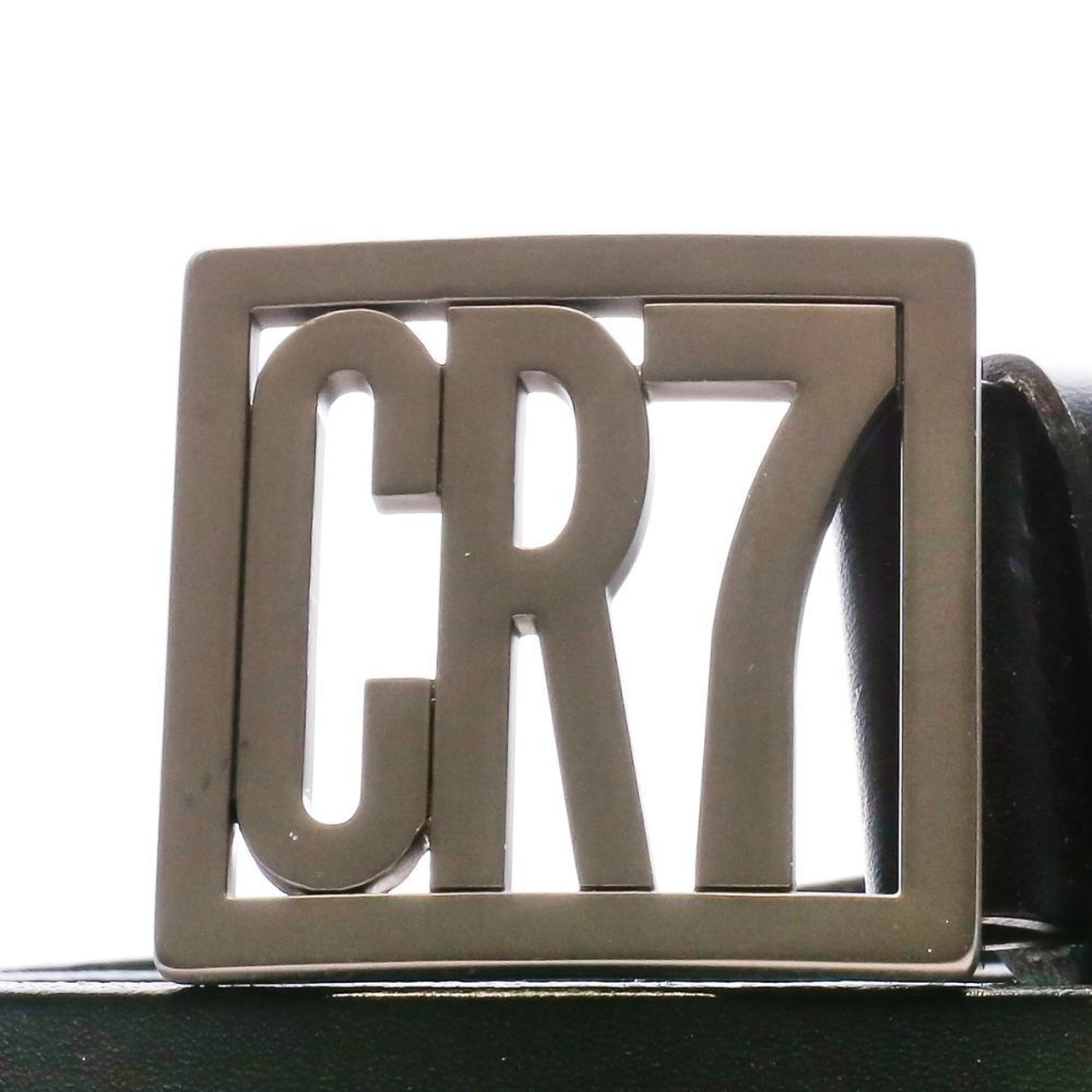 Voir la diapositive 2 : CR7 Ceinture en cuir Noire Homme CR7 George