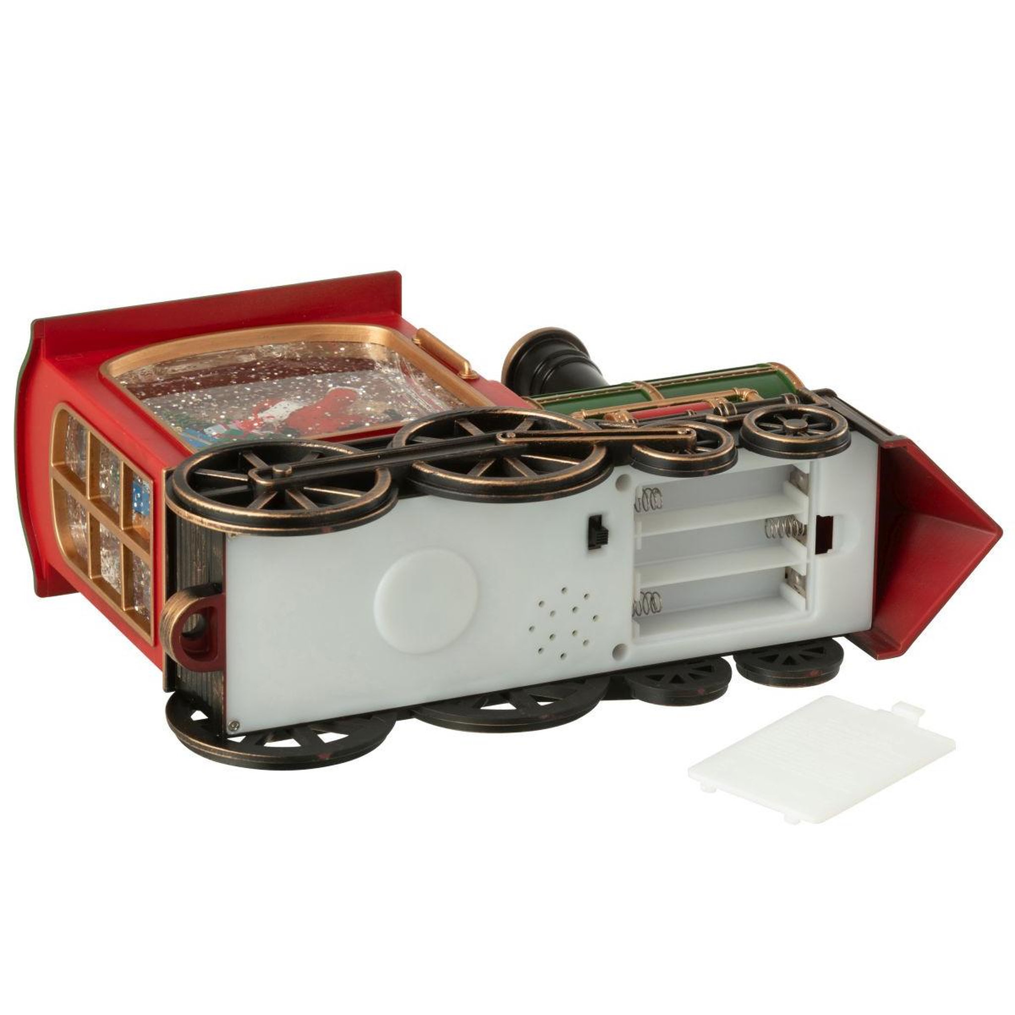 Voir la diapositive 6 : J-LINE Train musique à led  père-noël  47cm multicolore