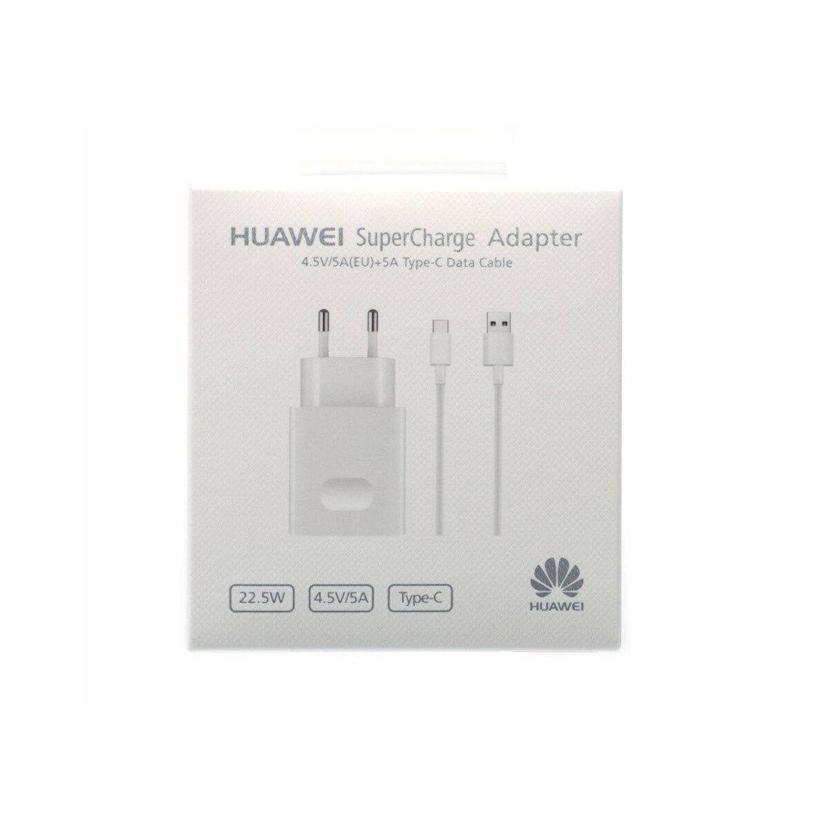 Huawei Chargeur COMPLET 22.5W Ultra Rapide TYPE C - Blanc - Prix pas cher