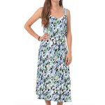 Vero Moda Robe Blanche/Bleu à Motifs Femme Vero Moda Easy Strap. Coloris disponibles : Bleu