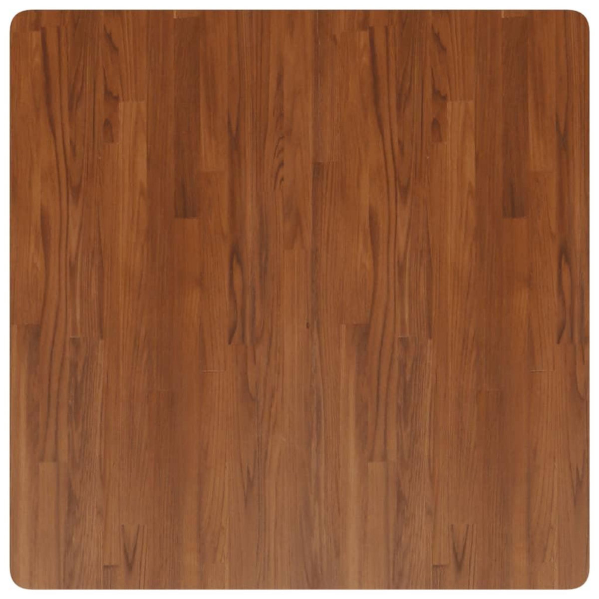 VIDAXL Dessus de table carre Marron fonce90x90x2,5cm Bois chene traite