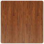 Voir la diapositive 2 : VIDAXL Dessus de table carre Marron fonce90x90x2,5cm Bois chene traite