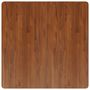 Voir la diapositive 2 : VIDAXL Dessus de table carre Marron fonce90x90x2,5cm Bois chene traite