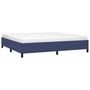 Voir la diapositive 3 : VIDAXL Cadre de lit sans matelas bleu 200x200 cm tissu