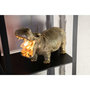 Voir la diapositive 4 : Paris Prix Lampe à Poser en Résine  Hippopotame  37cm Doré