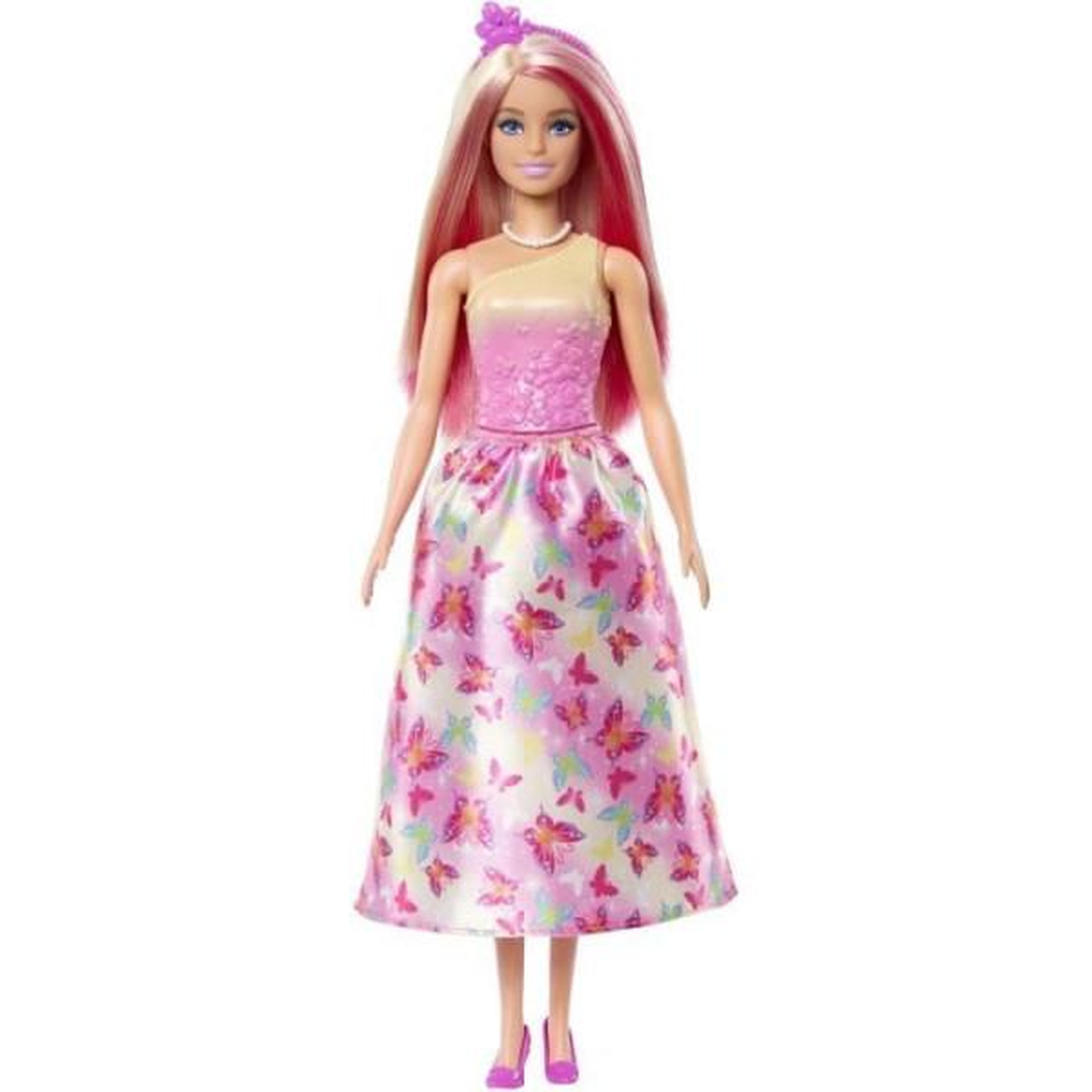 Voir la diapositive 5 : BARBIE Barbie-Poupées Sirenes avec cheveux et nageoire colorés et serre-tete HRR08
