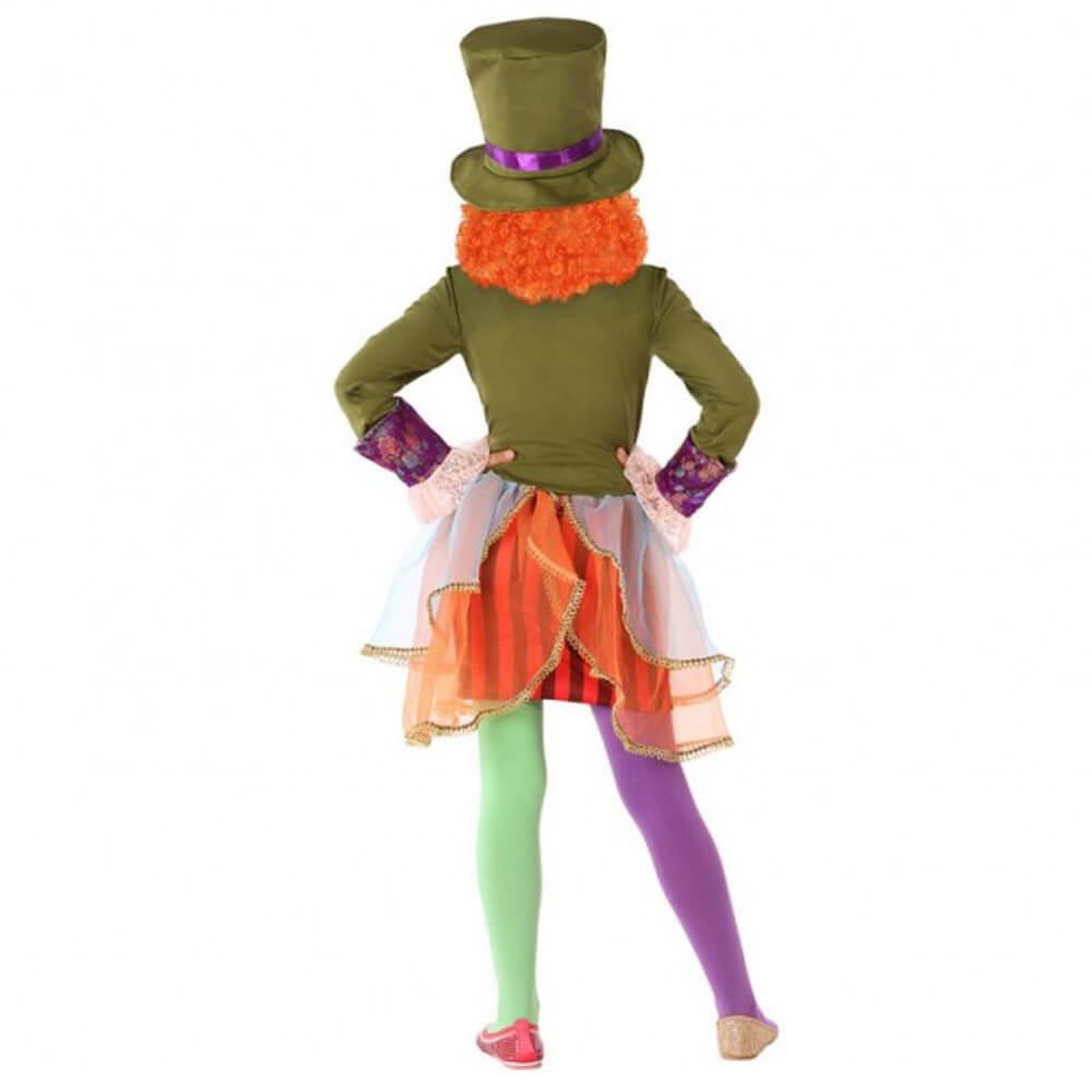 Voir la diapositive 3 : ATOSA Déguisement De Chapelière - Enfant - Taille 10/12 ans - 10/12 ans (140 à 152 cm)