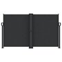 Voir la diapositive 3 : VIDAXL Auvent lateral retractable noir 140x600 cm