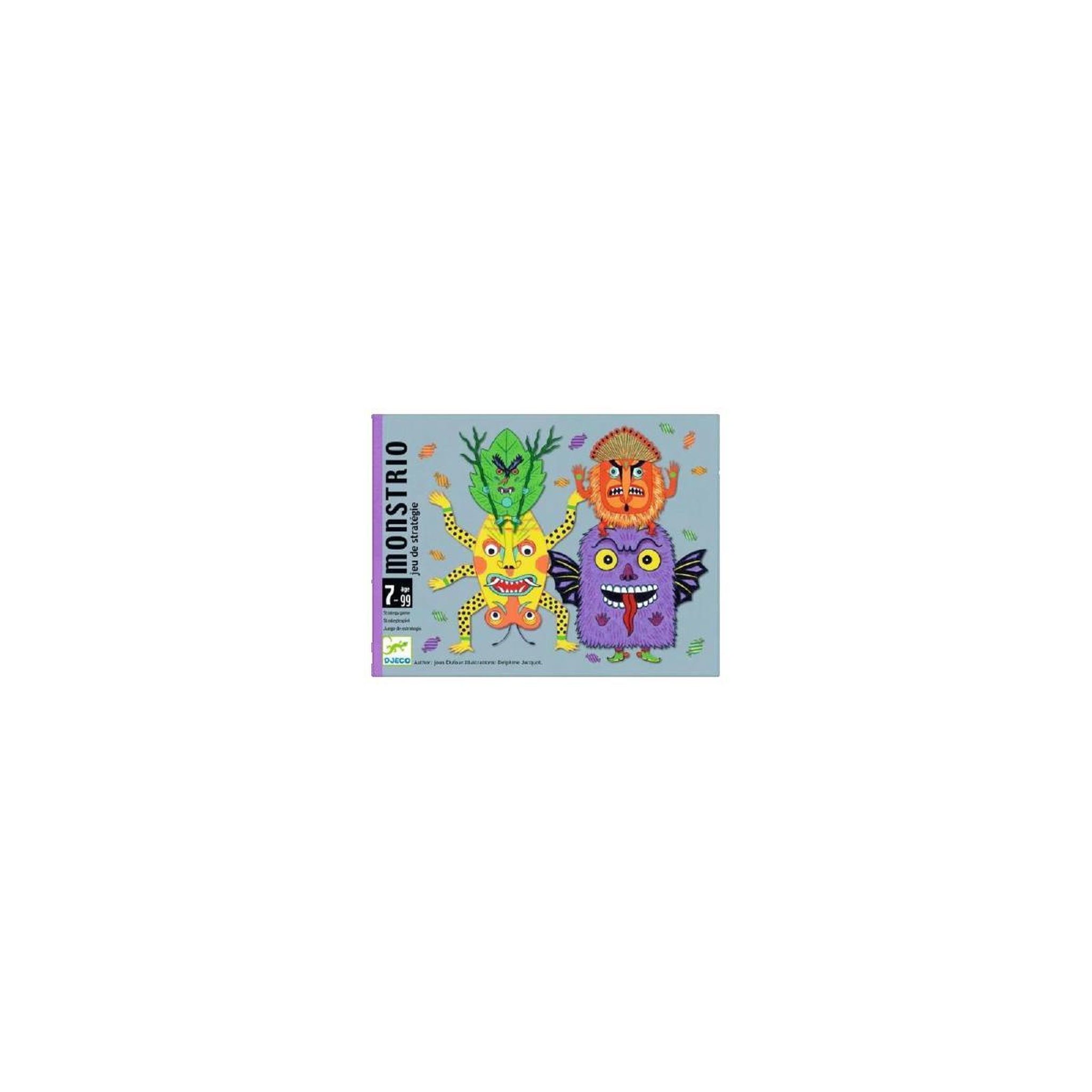Djeco Jeu de société Djeco Monstrio multicolore