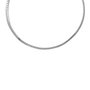 Voir la diapositive 1 : L'ATELIER D'AZUR Collier Femme Maille Anglaise - Or Blanc