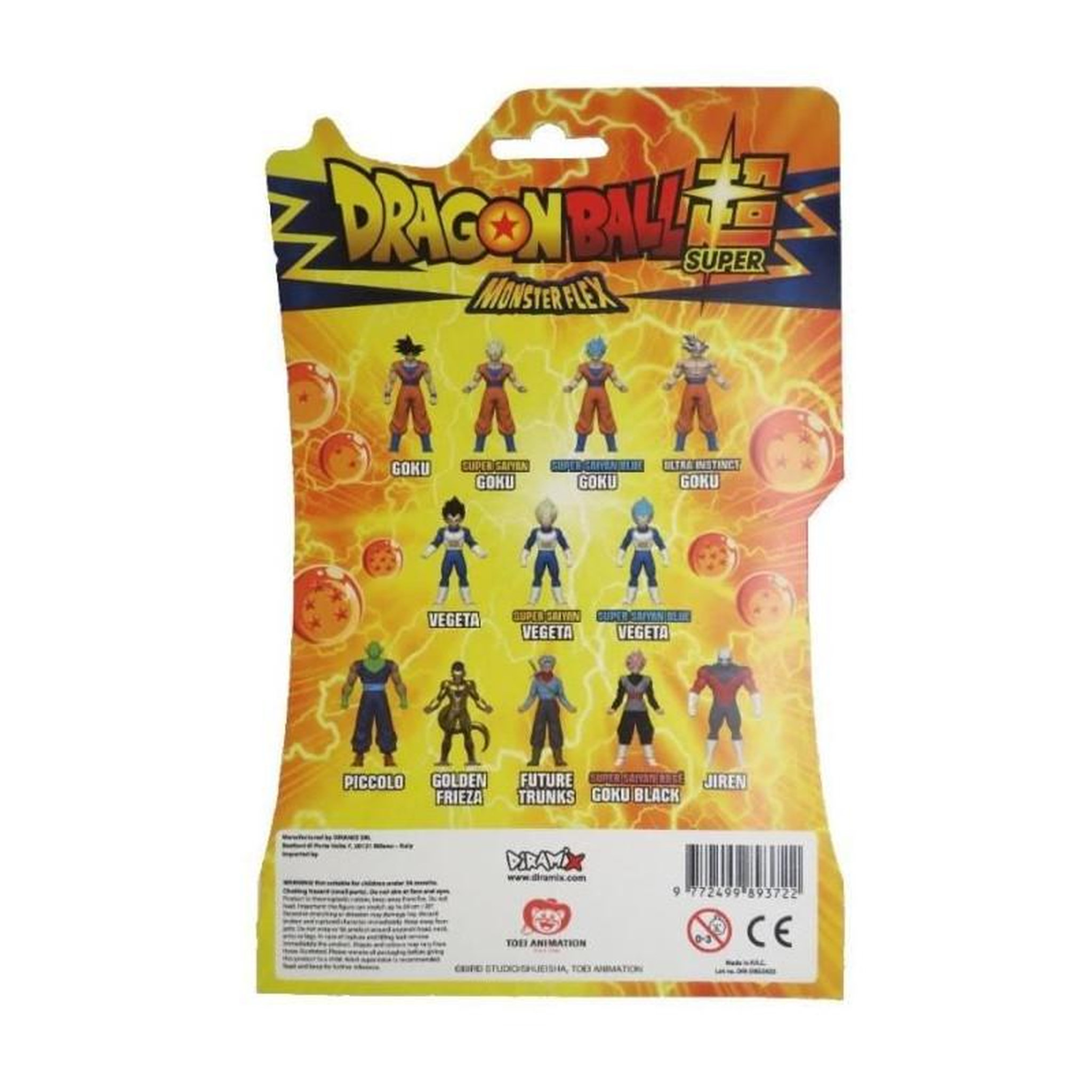 Voir la diapositive 2 : SILVERLIT Figurine extensible DRAGON BALL - MONSTER FLEX - Modele aléatoire