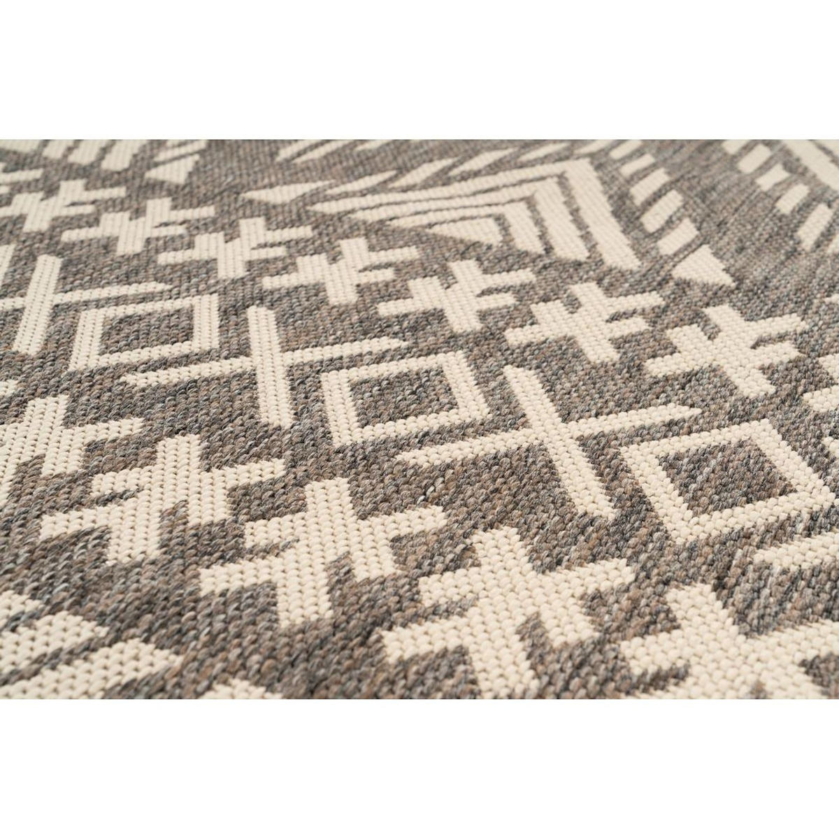 Paris Prix Tapis Ethnique à Poils Plats  Splash  Crème