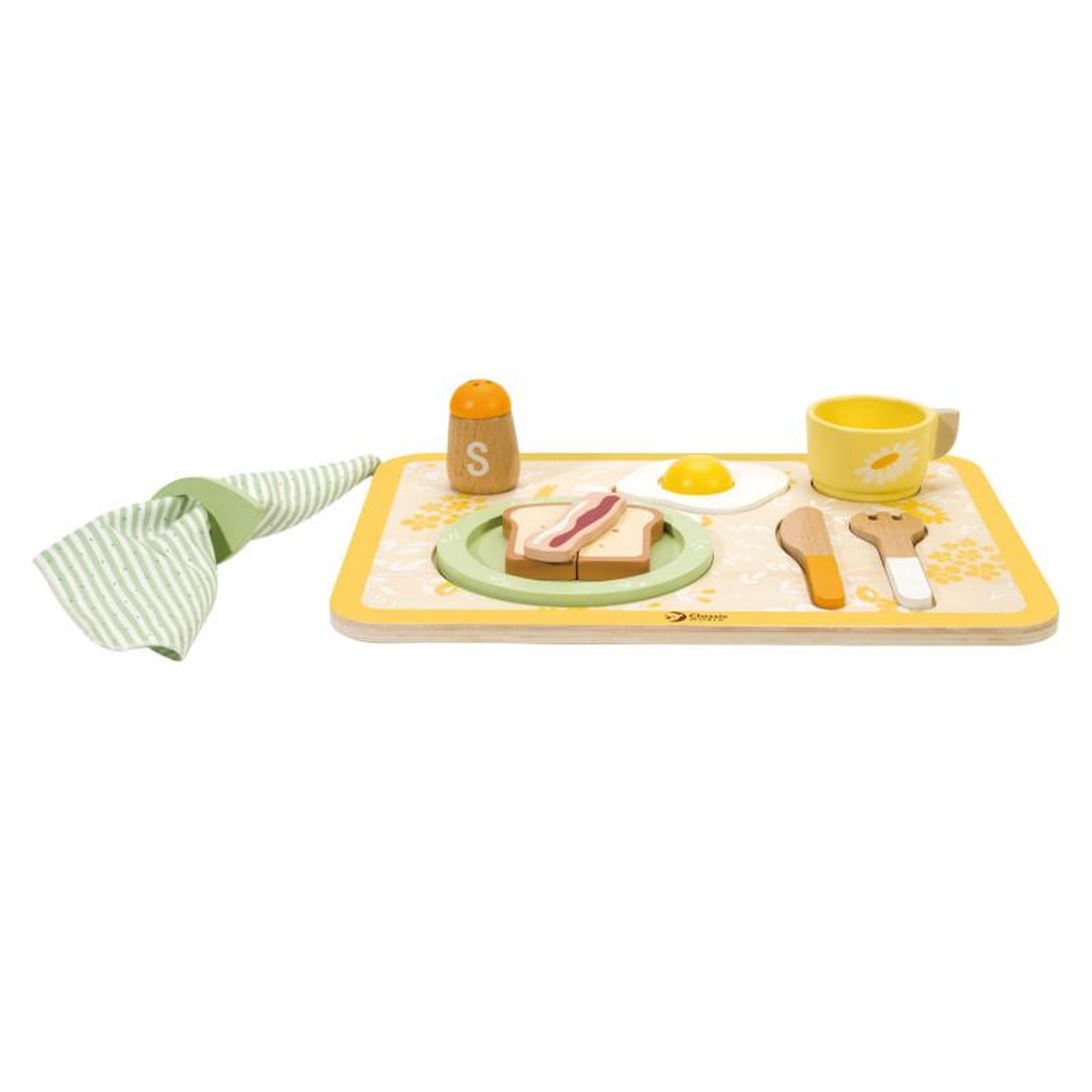 Voir la diapositive 4 : CLASSIC WORLD Classic World Wooden Vintage Breakfast Set with Tray, 13 pcs. 50575