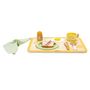 Voir la diapositive 4 : CLASSIC WORLD Classic World Wooden Vintage Breakfast Set with Tray, 13 pcs. 50575