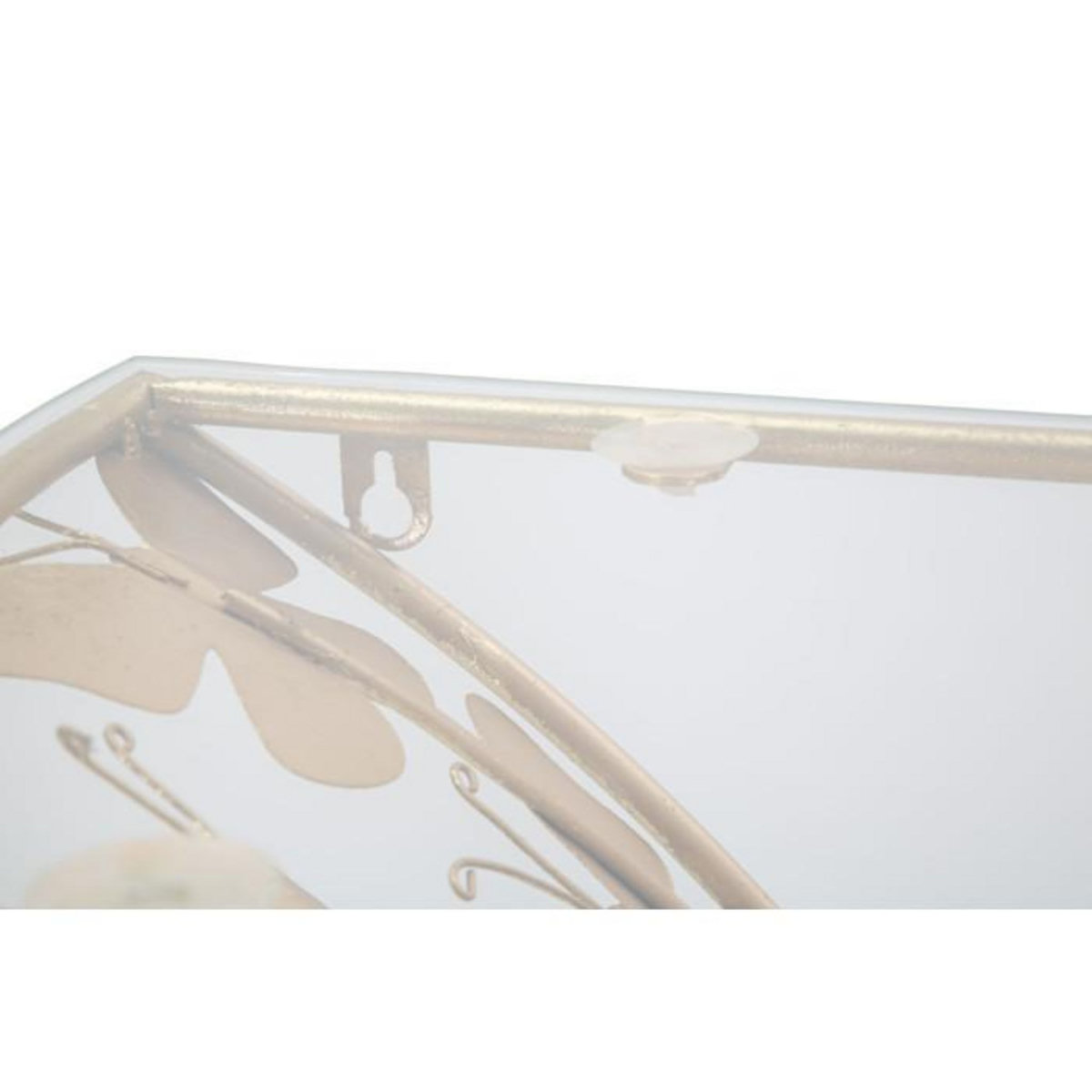 Paris Prix Table de Chevet Murale  Butterfly  44cm Or