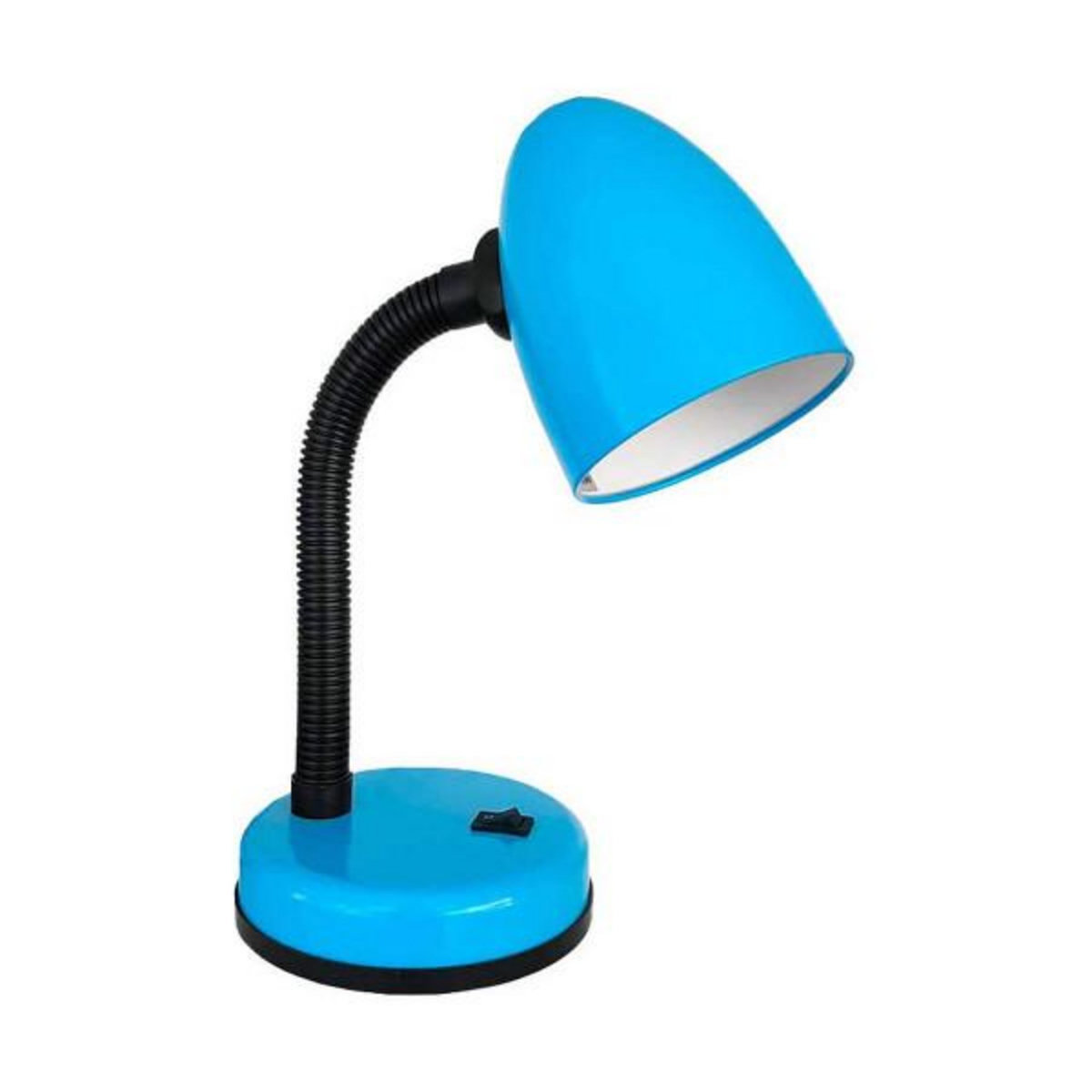 MARKET24 Lampe de bureau EDM Amsterdam E27 60 W Flexo/Lampe de bureau Bleu Métal (13 x 34 cm)