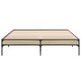Voir la diapositive 4 : VIDAXL Cadre de lit sans matelas chene sonoma 140x200 cm