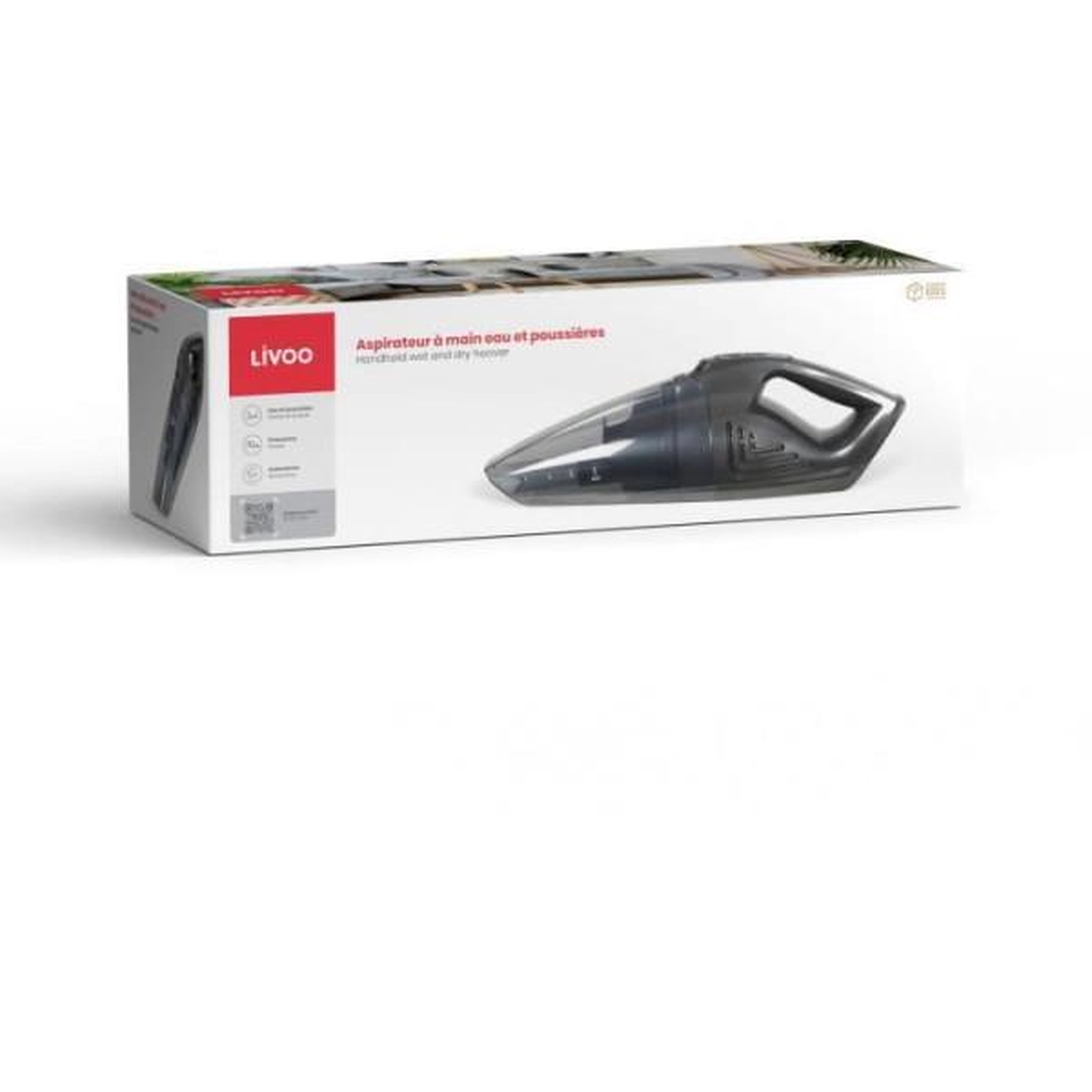 Voir la diapositive 5 : LIVOO Aspirateur à main 70w - doh137g