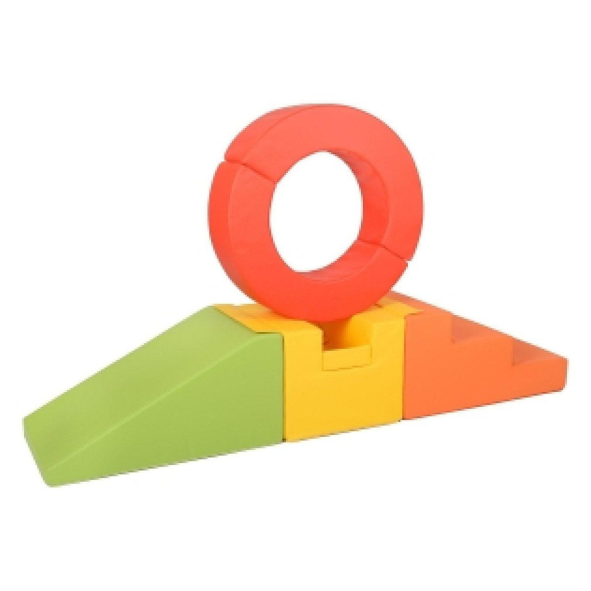 VELINDA Ensemble de 7 blocs avec cerceau multicolore