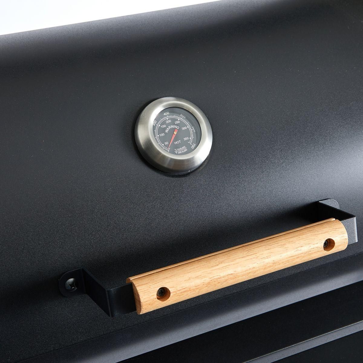 ESSENTIEL B Barbecue charbon EBCA1 noir sur chariot, 62x35 cm