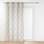 Paris Prix Rideau Voilage à Œillets  Indila  140x240cm Lin