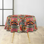 Voir la diapositive 1 : Paris Prix Nappe Toile Cirée Ronde  Americano  160cm Multicolore