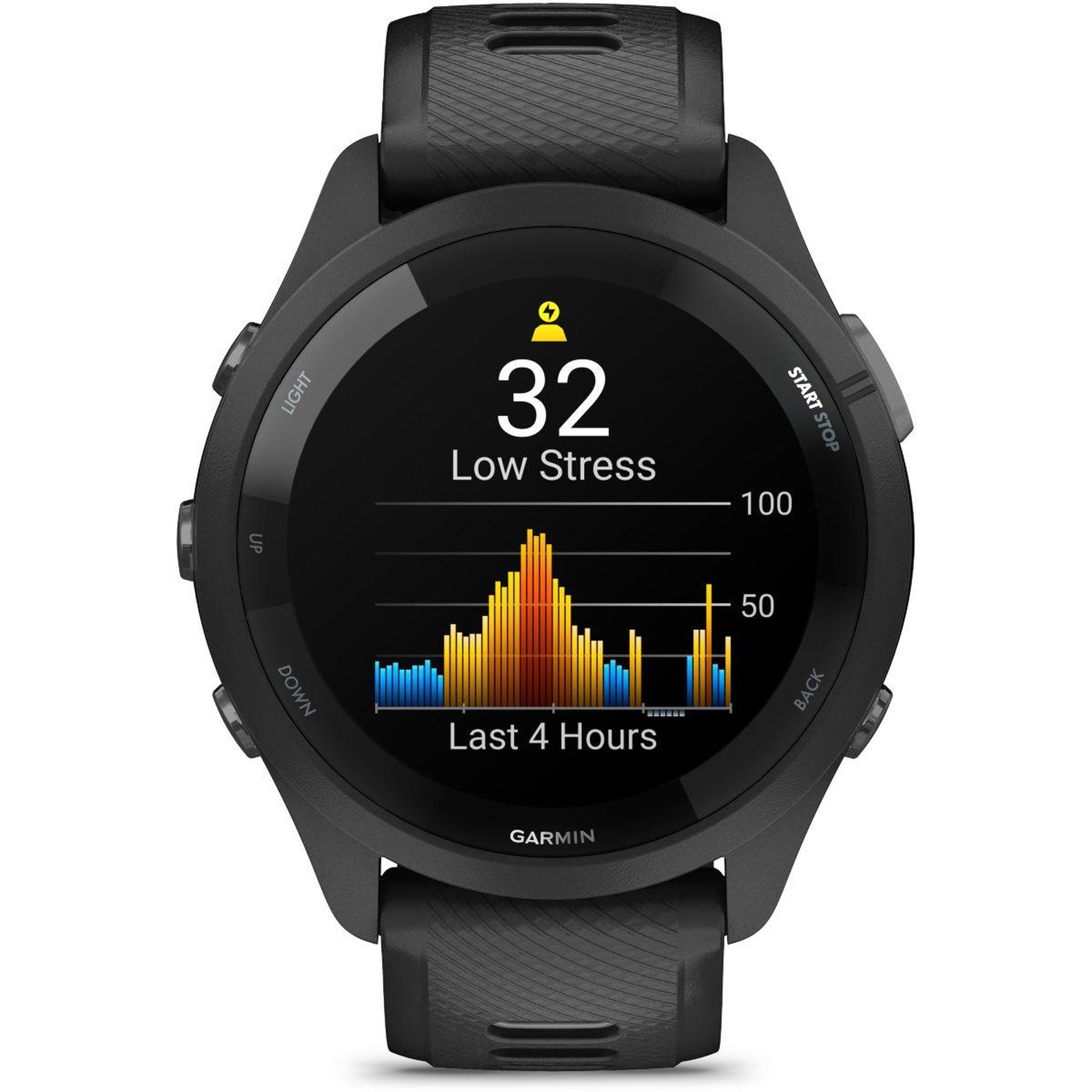 Voir la diapositive 5 : GARMIN Montre connectée forerunner 265 music noire / gris amoled gps ip6x