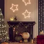 VIDAXL Figure d'etoile de Noël avec 48 LED blanc chaud 56 cm