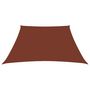 Voir la diapositive 2 : VIDAXL Voile de parasol Tissu Oxford trapeze 3/5x4 m Terre cuite
