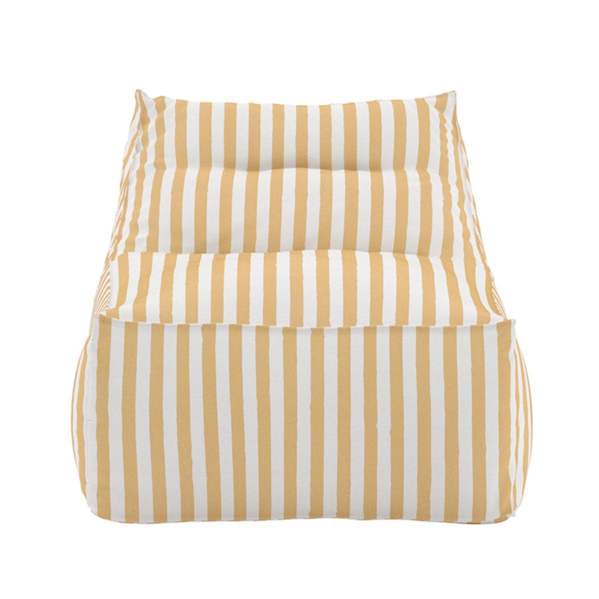 Voir la diapositive 2 : Paris Prix Bain de soleil à rayures  redang  118cm jaune & blanc