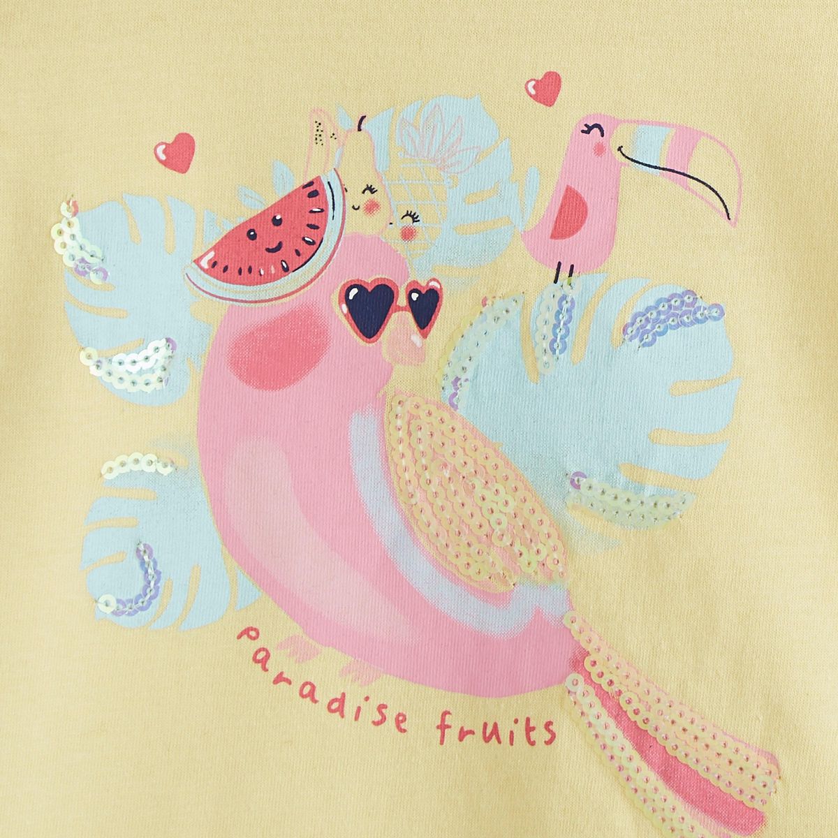 IN EXTENSO T-shirt manches courtes fruits bébé fille