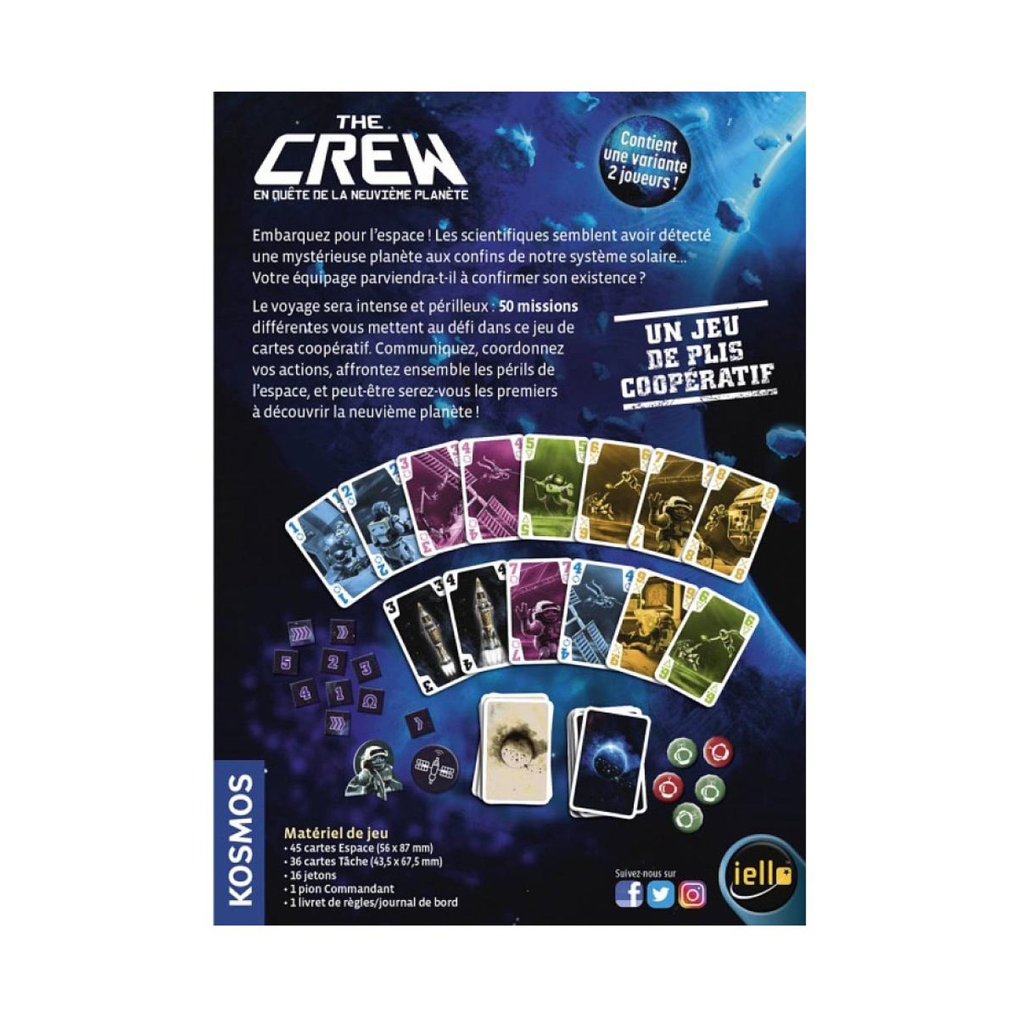 Voir la diapositive 3 : Iello The Crew jeu de cartes coorperatif