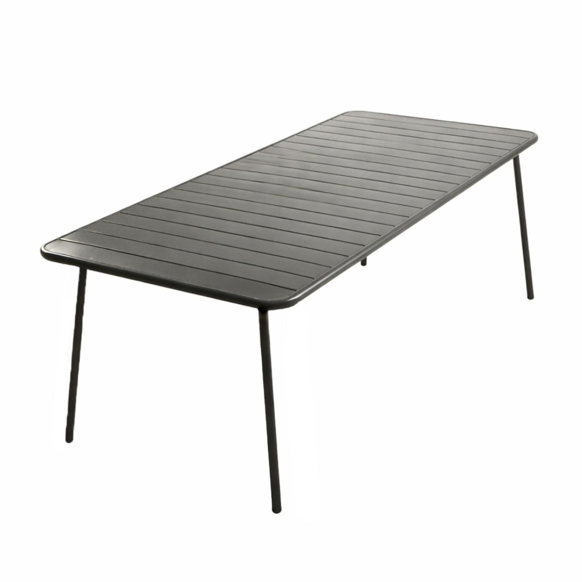 CONCEPT USINE Table de jardin 8-10 places 200cm gris foncé BERGAME