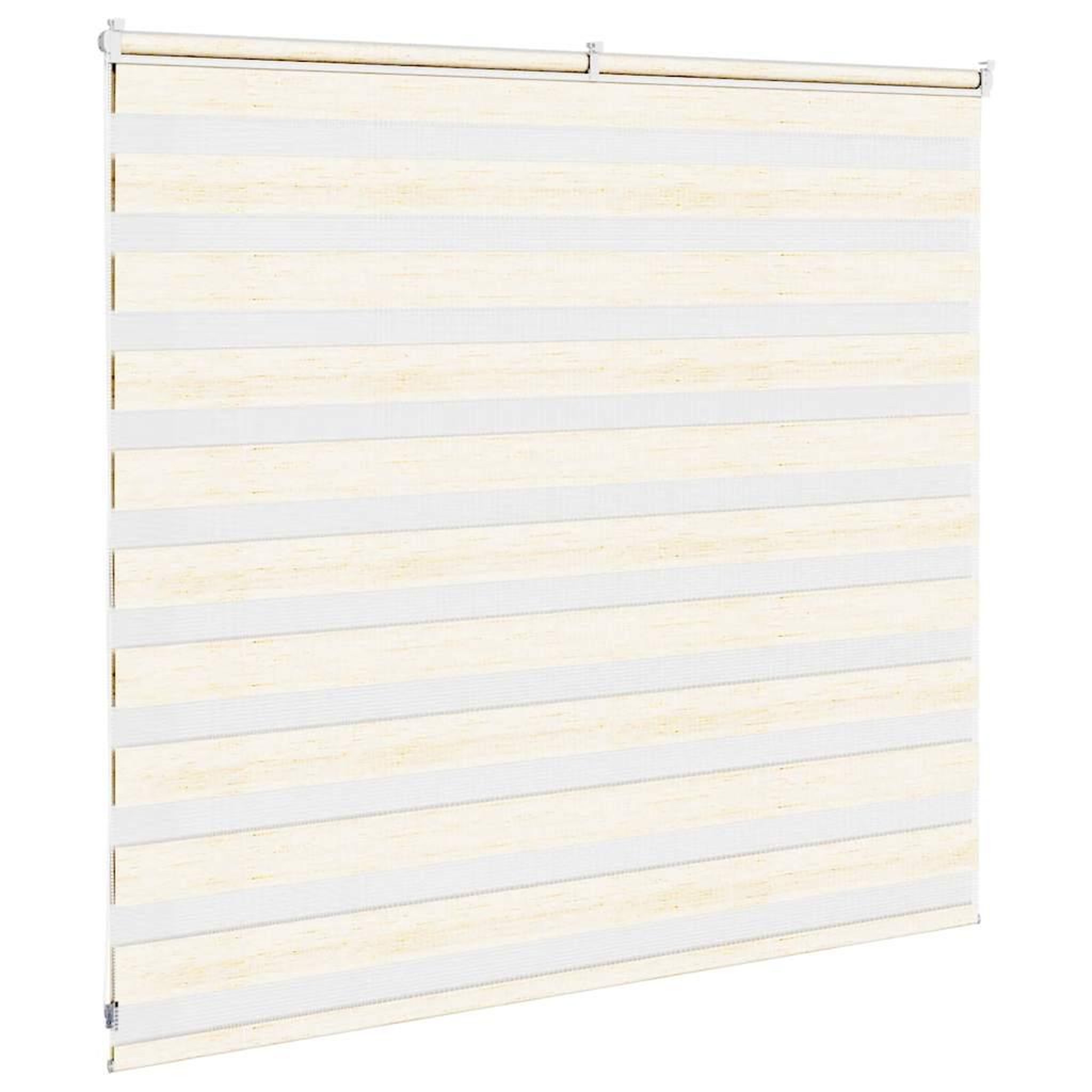 Voir la diapositive 4 : VIDAXL Store zebre beige marbre largeur du tissu 150,9 cm polyester