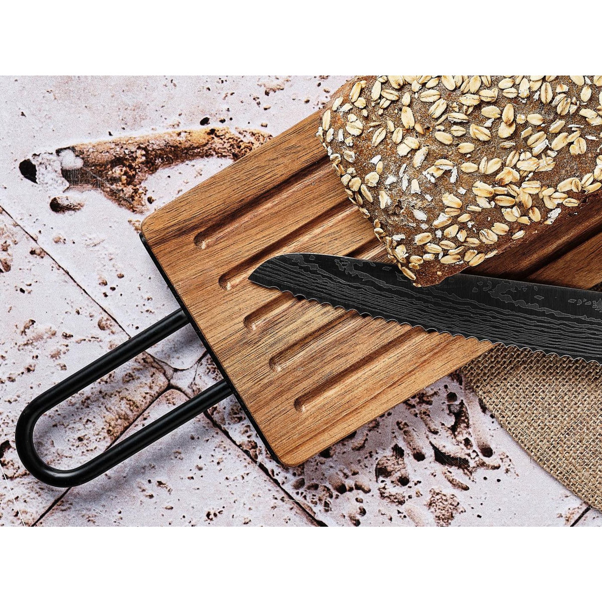BJORN Planche à pain en bois d'acacia STINE - 39 x 13cm