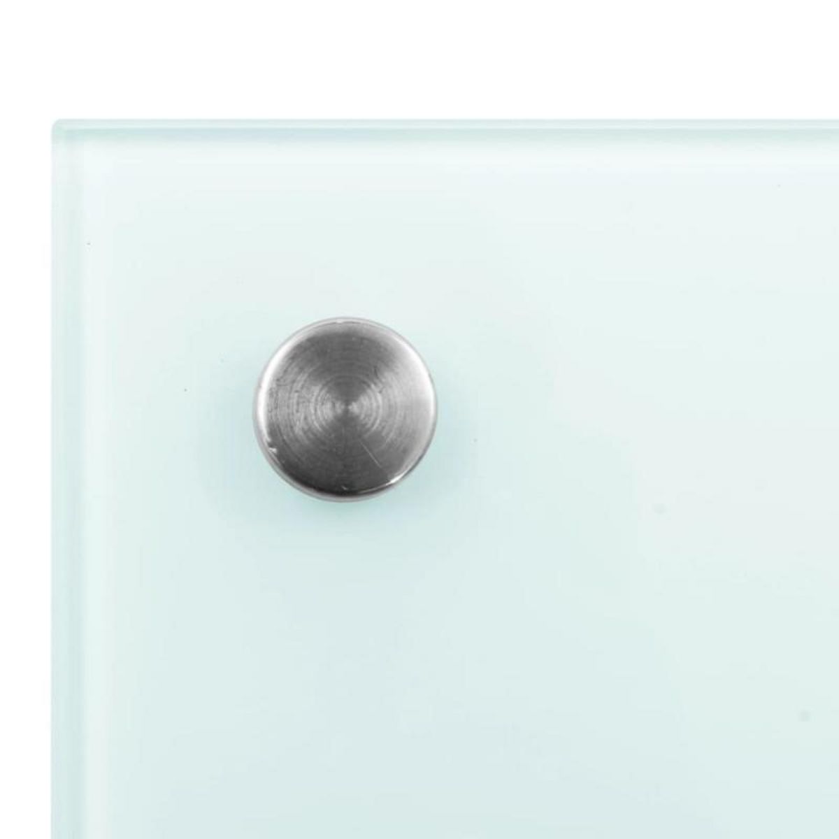 VIDAXL Dosseret de cuisine Blanc 80x50 cm Verre trempé