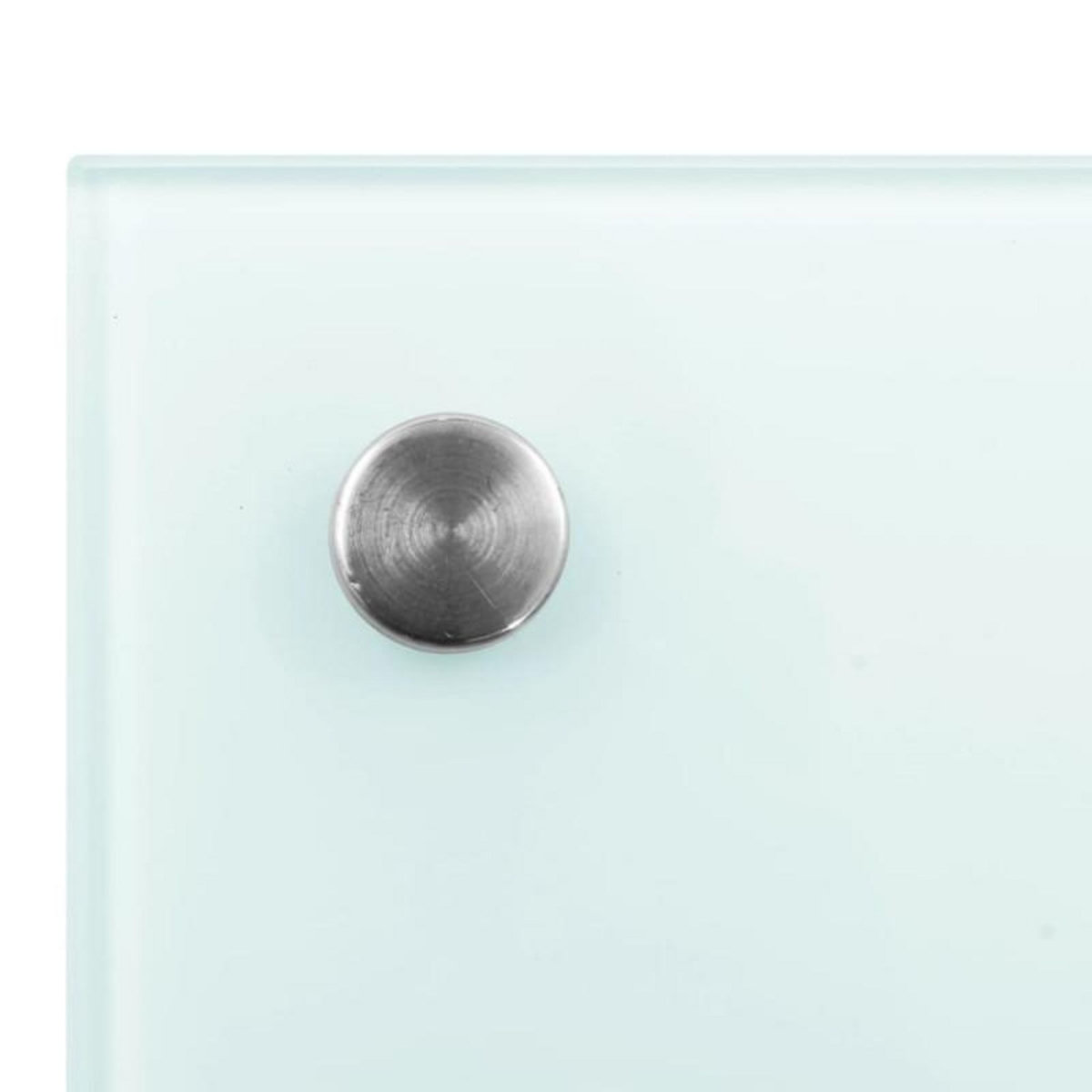 VIDAXL Dosseret de cuisine Blanc 80x50 cm Verre trempé