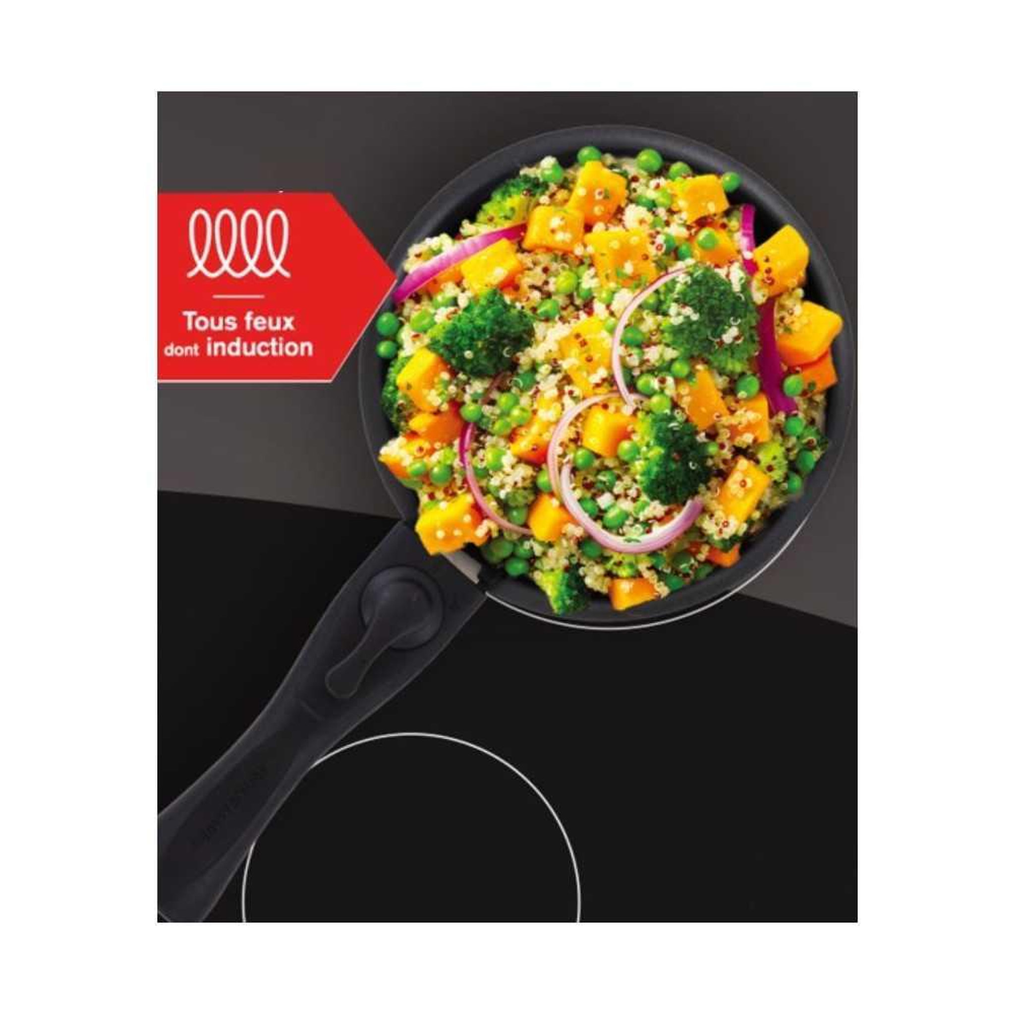 Voir la diapositive 3 : Arthur Martin Arthur martin am2984 set de 2 casseroles antiadhésives 16 et 20 cm, poignée amovible, tous feux dont induction