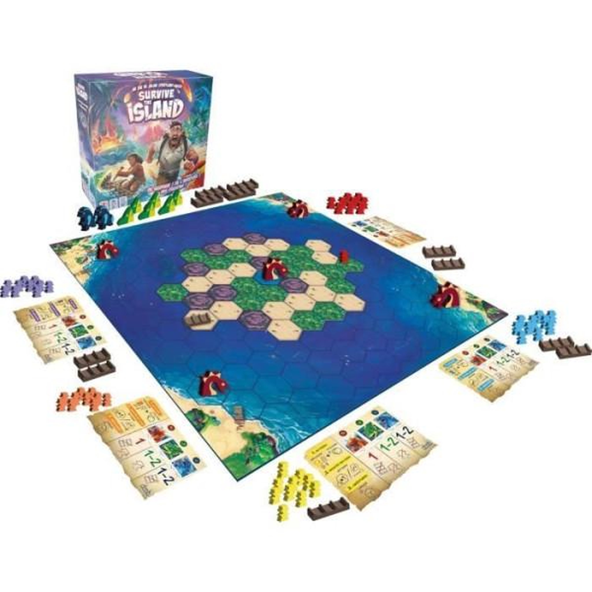 Voir la diapositive 4 : Asmodee Jeu de stratégie Asmodee Survive The Island
