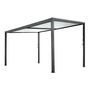 Voir la diapositive 3 : DCB GARDEN Pergola bioclimatique - Autoportée - Aluminium gris anthracite - 3-1x4m - TRAMONTO