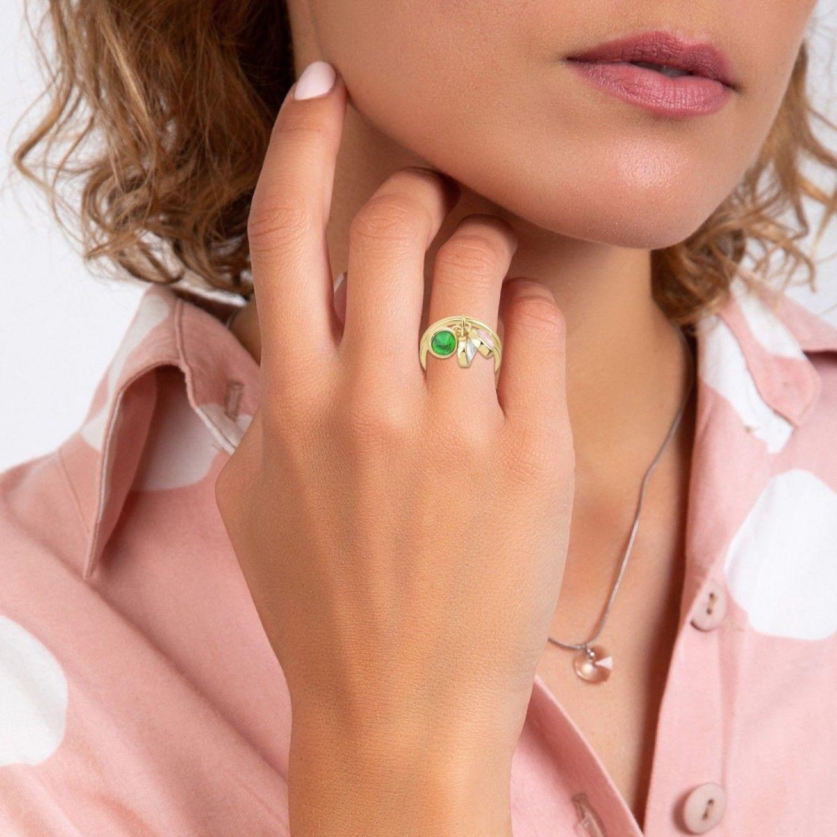 SC BOHEME Bague taille 56 SC Bohème ornée de Zirconium