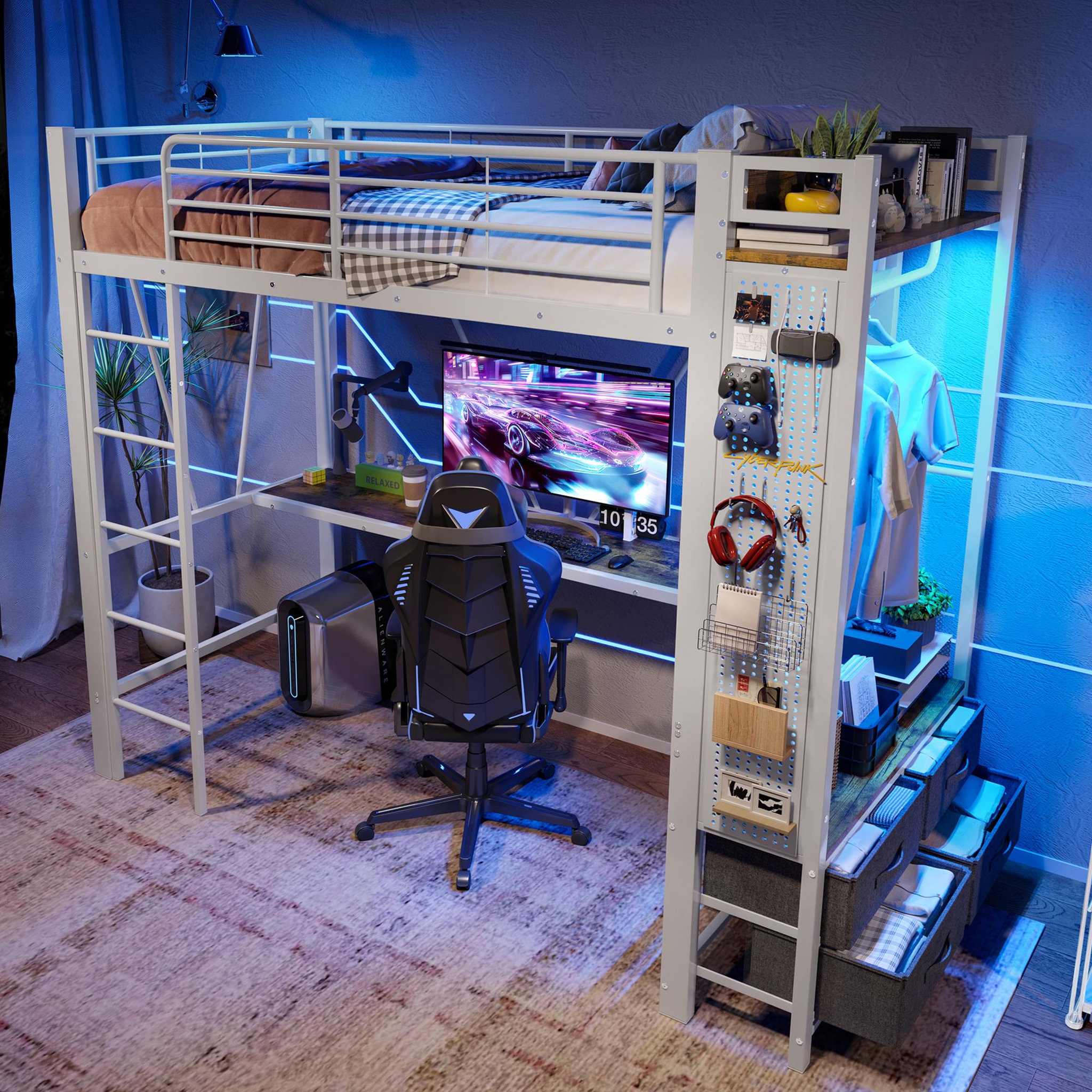 Voir la diapositive 5 : MERAX Lit mezzanine