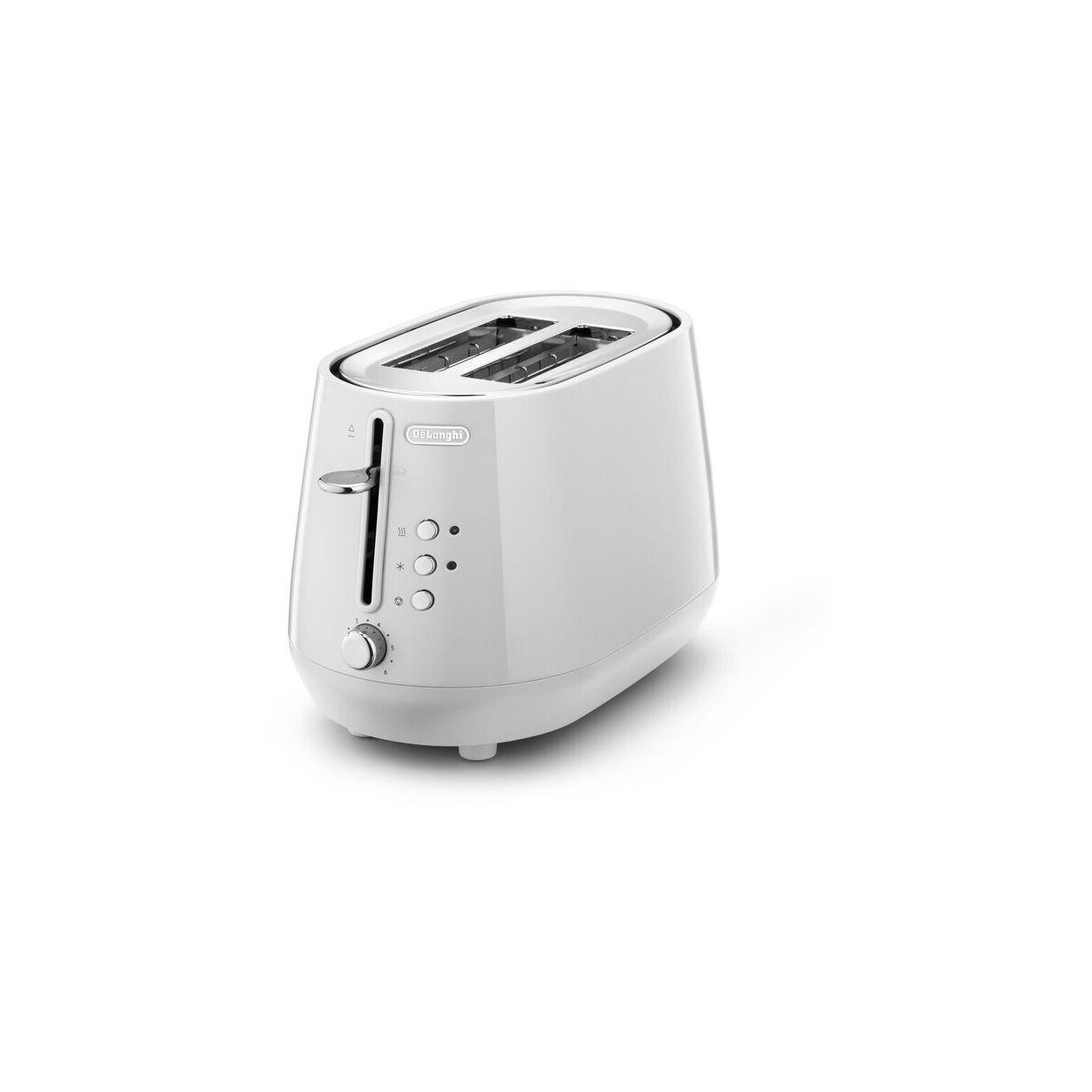 Voir la diapositive 2 : DELONGHI Grille-pain eclettica blanc cty2103.w