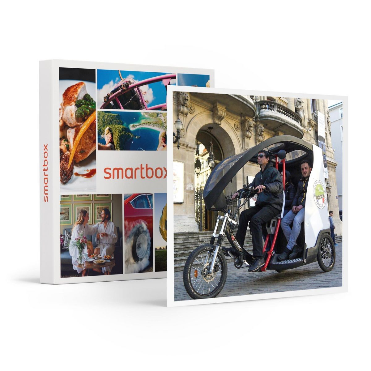 Smartbox Visite guidée en cyclo des quartiers historiques de Lyon en famille - Coffret Cadeau Sport & Aventure