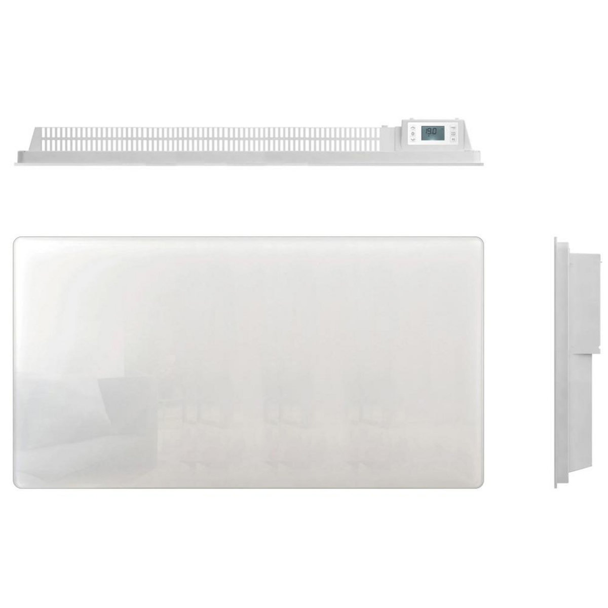 KALIA Radiateur électrique à inertie sèche 2000w blanc - bat-ht20hb