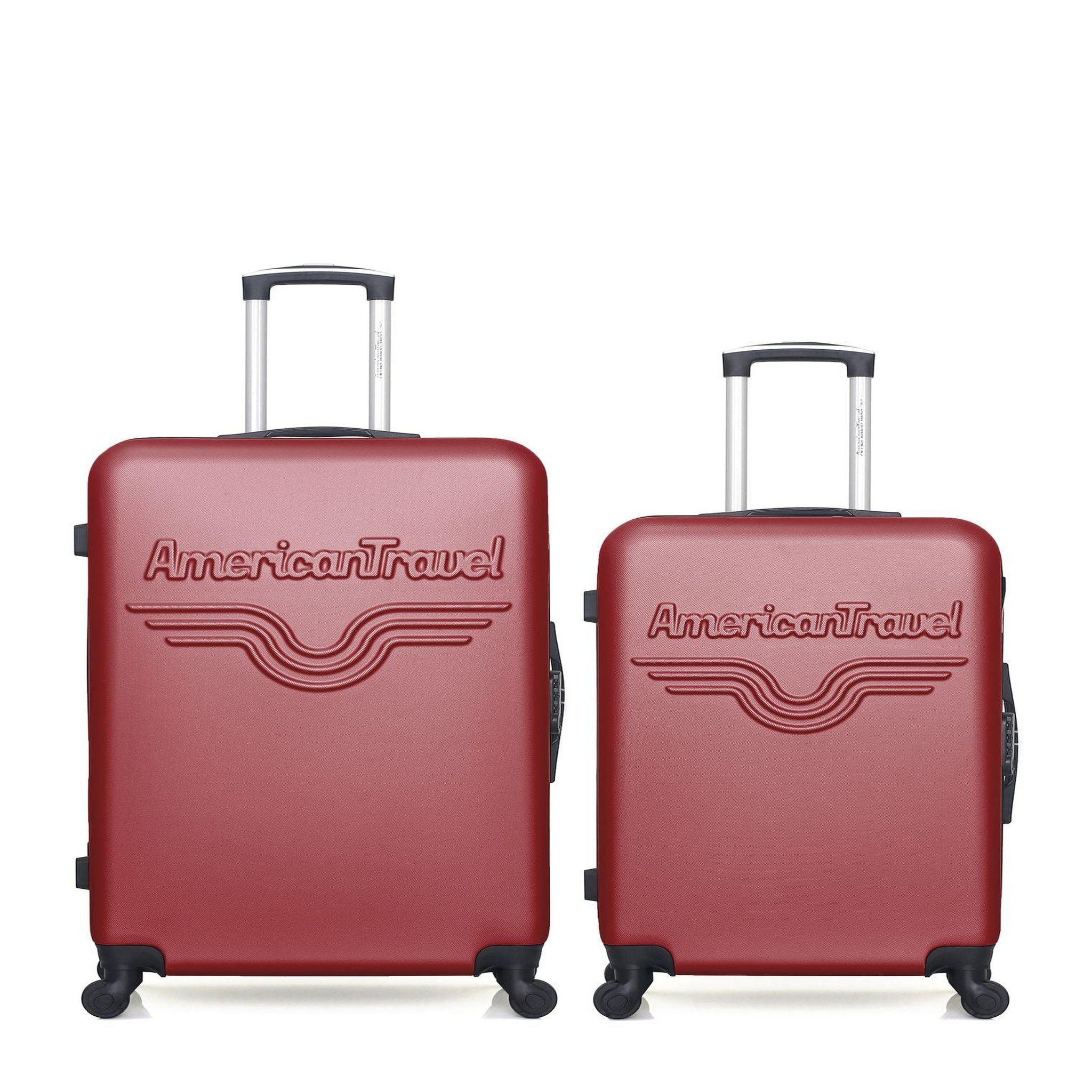 AMERICAN TRAVEL AMERICAN TRAVEL - Lot de 2 - Valises grand format et weekend CHELSEA